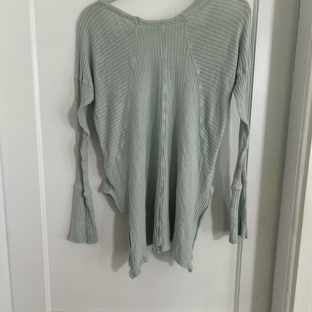 Free People Seafoam Long Sleeve Top - Picture 4 of 5